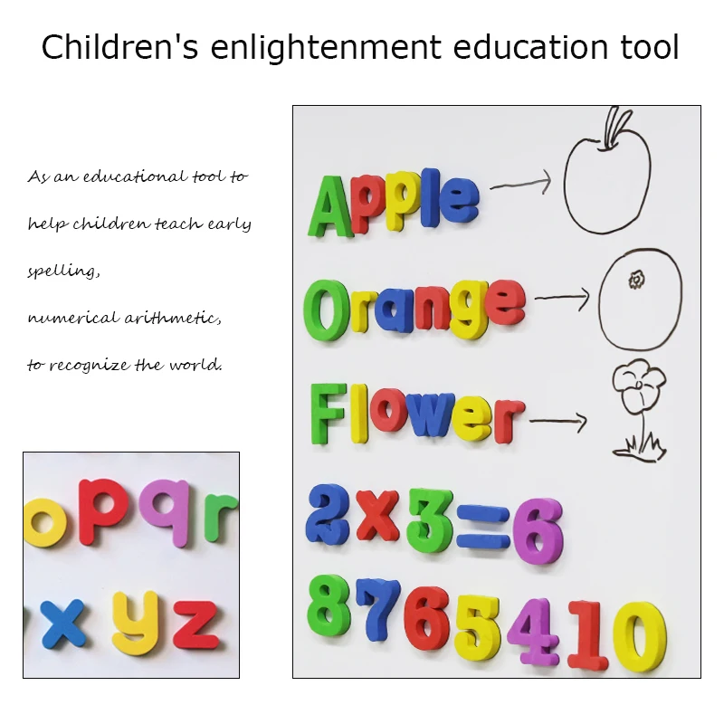 0-10 номер Mix цветной из ЭВА-пластика мягкий Алфавит холодильник магнитная стикеры доски гаджет Раннее Образование Дети арифметика
