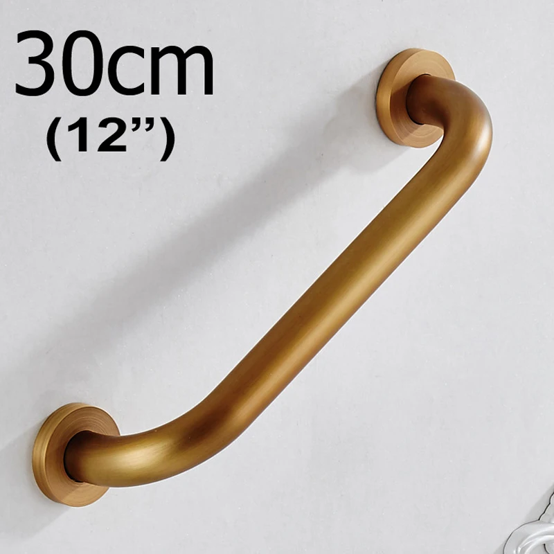 30cm, solid brass, Grab Bar, Antique Brass, FS01FG120in Bathtub Safety