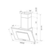 Кухонная вытяжка MAUNFELD Tower C 60 белый