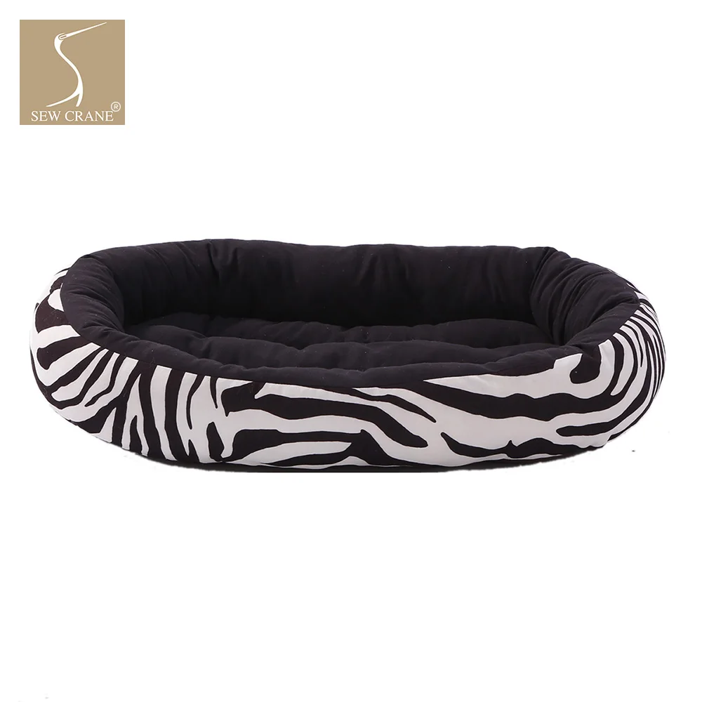 SewCrane Fashionable Oval Pet Cuddle Cushion Dog Sleeping Bed Cat