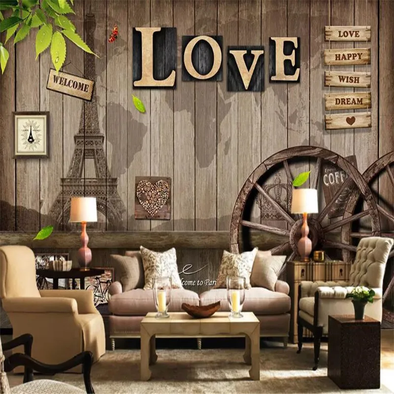 

Original LOVE wheel background wall high-grade wall cloth manufacturers wholesale wallpaper mural photo wall