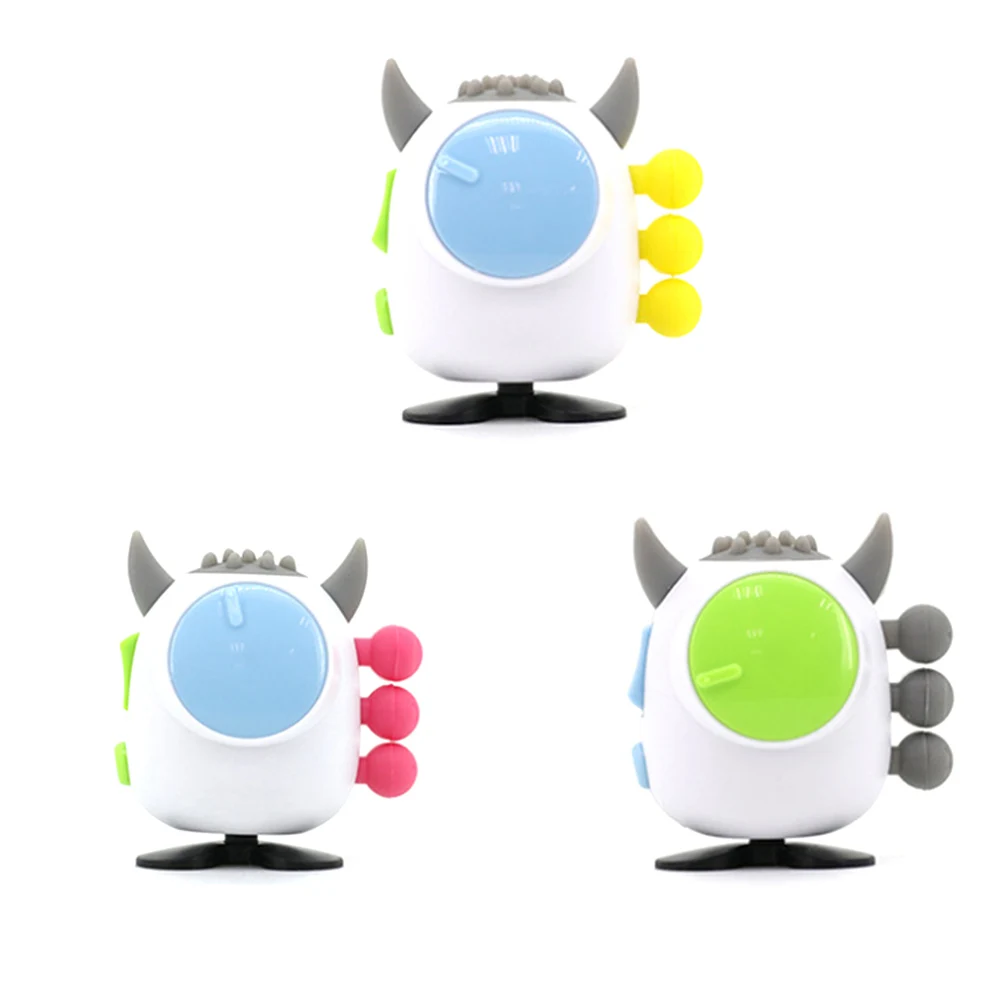 New Devil Shape Stress Relieves Toys Fidget Hand Relax Cube Squeezed Fun Dice Desk Spin Toy