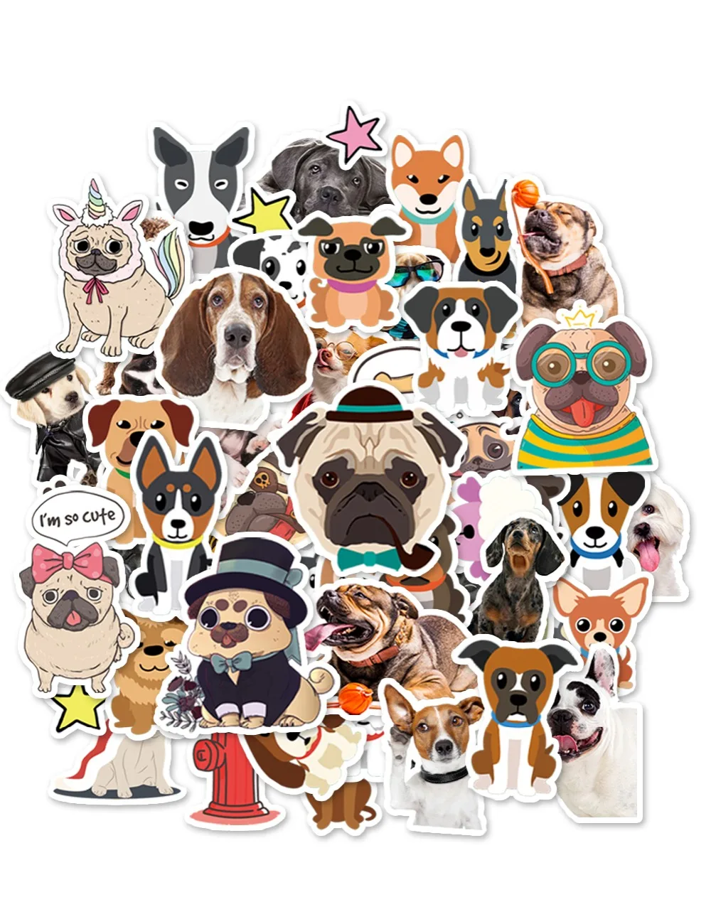 

HaokHome Cute Laptop Stickers, Cartoon Water Room Decoration Kindergarten Classroom Bottle Computer Notebook Car Skateboard