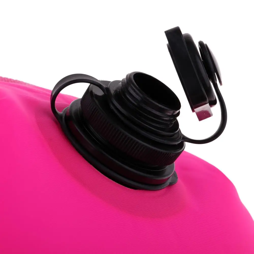High Visibility Inflatable Dry Bag Safety Swim Pool Buoy Tow Flotation Device for Swimming Training Surfing Snorkeling