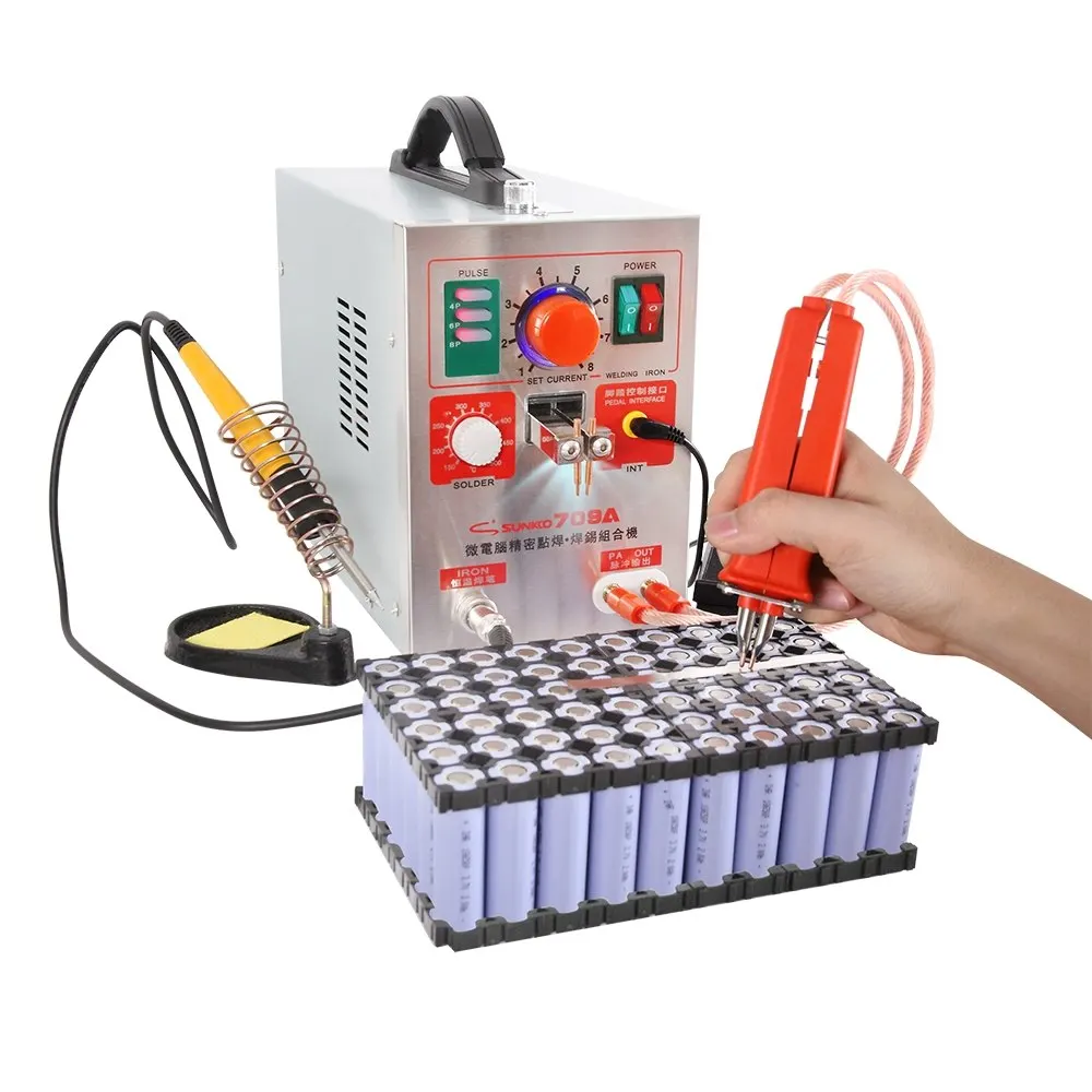 

1 unit /lot 220V EU plug 709A 2 in1 Battery Spot Welder Mobile W/Pen Solder Iron Station for 18650 lithium battery pack use