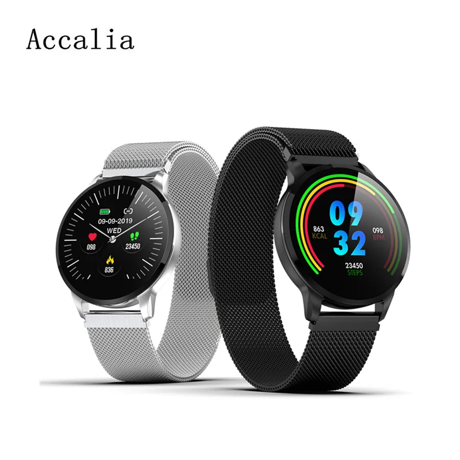 

Accalia S16 Smart Wristband Motion Track Information Reminder HD Large Screen Blood oxygen Blood pressure Smart bracelet