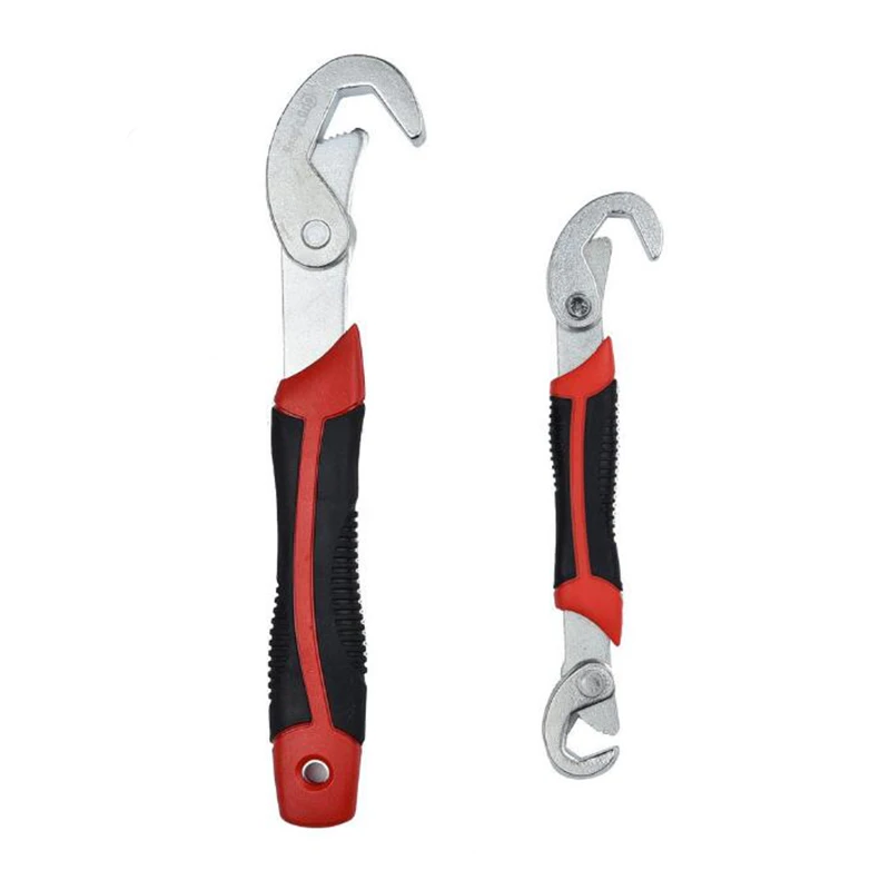 2pcs 9-32mm Wrench Set Multi-functional Quick Snap Grip Adjustable Socket Head Wrench Spanner Repair Tool