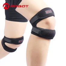 Поддержка коленной чашечки пояс регулируемый эластичный бандаж ремешок для волейбола наколенники протектор наколенники Футбол Спорт genouille