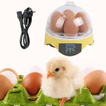 

7 Eggs Digital Eggs Incubator For Poultry Ducks Chicken Eggs Hatcher 110V 30W EU Plug With Temperature Control System