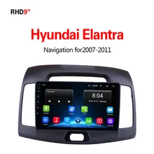 Lionet gps навигация для автомобиля hyundai Elantra 2007-2011 9 дюймов RH2005X