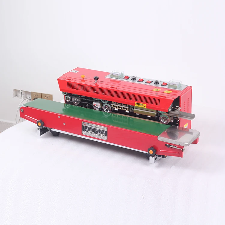 

High Quality Continuous Bag Sealing Machine Food Plastic Bag Food Commodity Packaging and Sealing Machine Commercial NO.gi150w