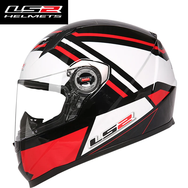 LS2 FF358 Полнолицевой мотоциклетный шлем с моющимися внутренними накладками, мужские многоцветные гоночные шлемы ls2 Casco Moto ECE Сертификация