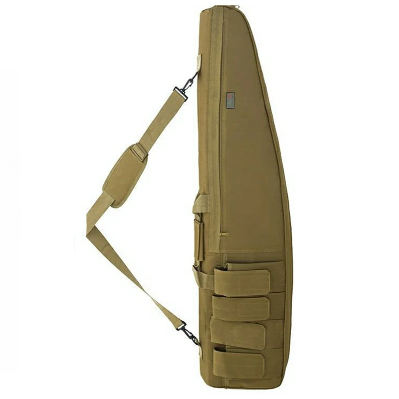 Bolsa de Caça Arma de Tiro Militar do Exército Novo Tático Airsoft Rifle Case Pacotes Arma Carabina Shotgun Almofada Acolchoado Bolsa Deslizamento 95cm 10 caça caso arma de tiro militar do