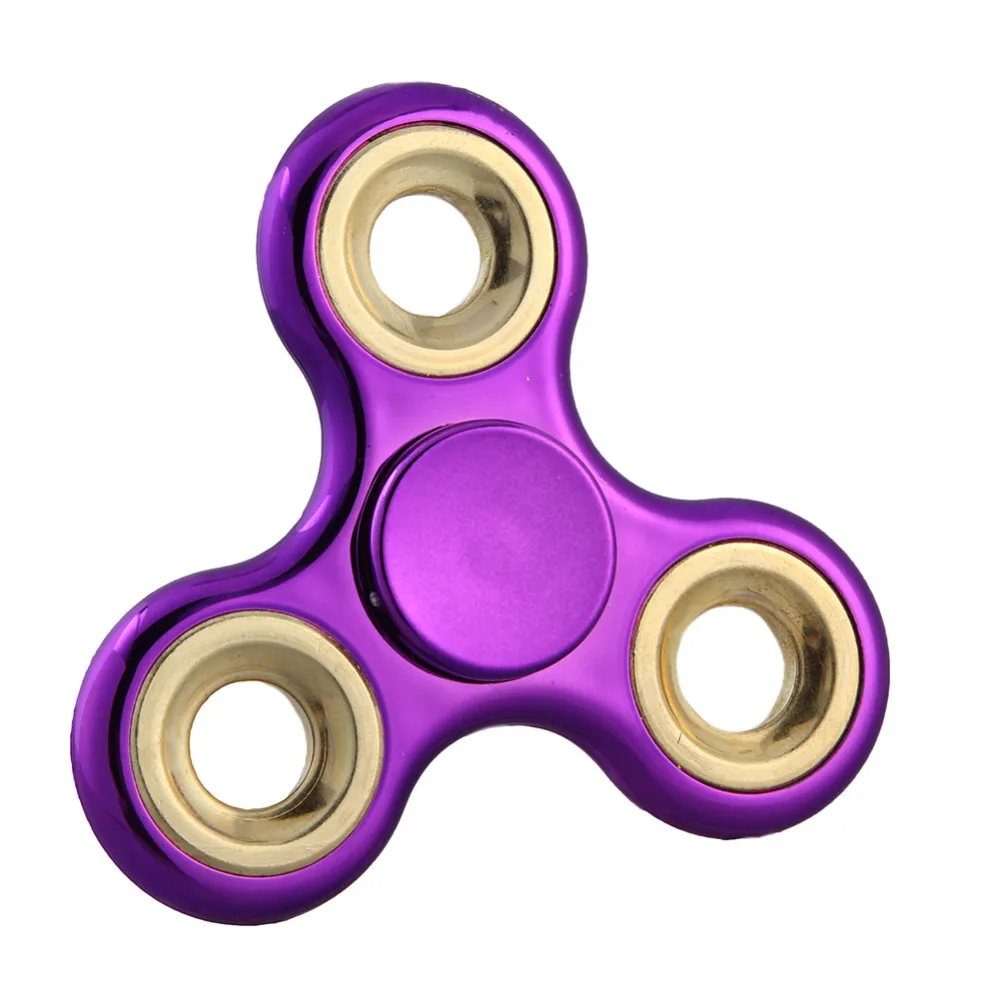 

7 Metal Color Tri-Spinner Fidget Toy New Hand Spinner Fidget Spinner Stress Hand Spinners Toy And ADHD EDC Anti Stress Toys