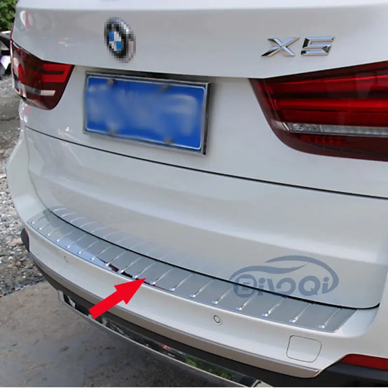 TEAEGG Подходит Для BMW X5 2014 2015 Заднего Бампера Подоконников Пластины Охранники