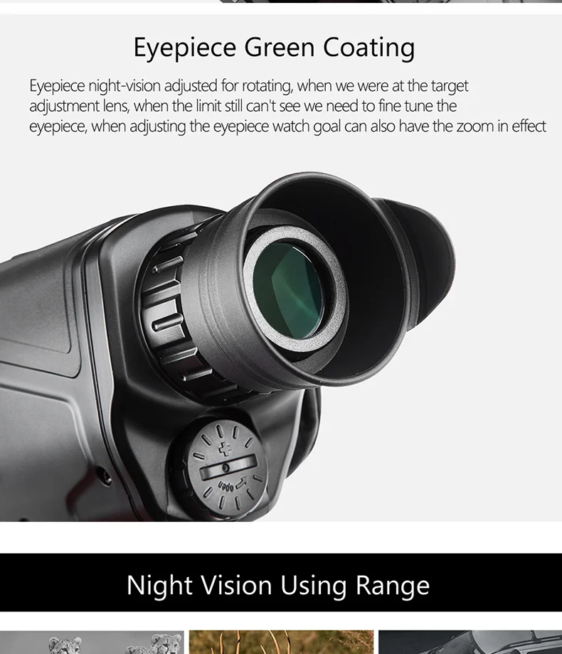 5x40 цифровой инфракрасный монокуляр ночного видения 200 м Диапазон охотничий Монокуляр оптическая система ночного видения
