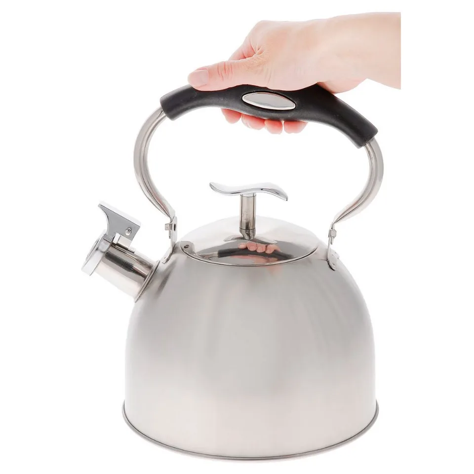 3L acciaio inox stufa a fischiare Bollitore Teiera Stufa a Gas Campeggio Bollitore