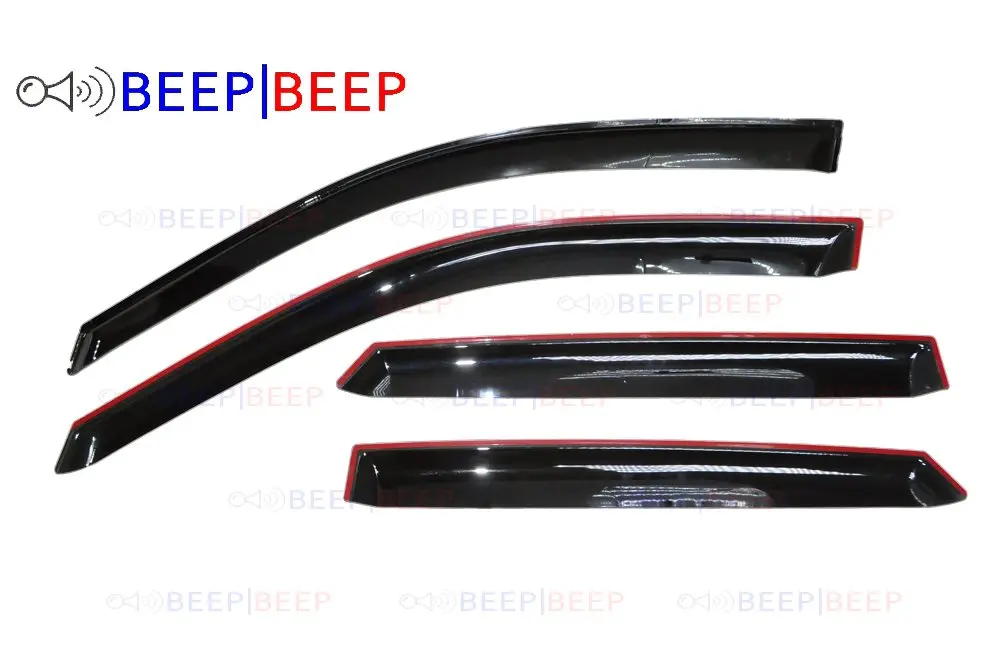 Car window deflectors for Hyundai Elantra XD 2000~2006 sedan car wind deflector guard rain vent sun visor styling accessories