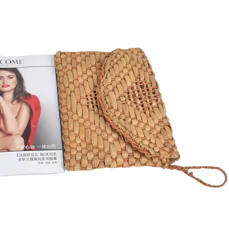 Women Fashion Clutch Bag INS Popular Female Summer Straw Bags Travel Lady Casual Handbag Holiday Handmade Knitted Bolsa SS3244 (1)