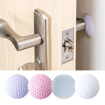 

After Wall Thickening Mute Door Stickers Golf Modelling Rubber Fender The Handle Door Lock Protective Pad Protection Wall Stick