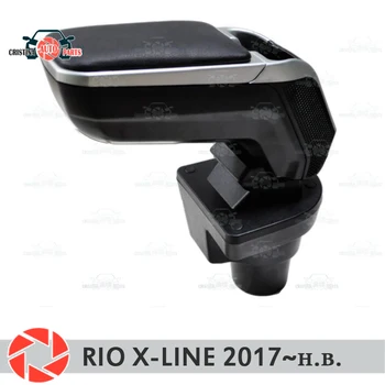 

Armrest for Kia Rio X-Line 2017~ car arm rest central console leather storage box ashtray accessories car styling vst