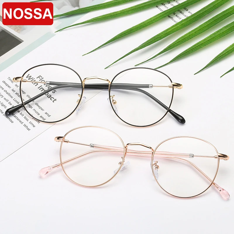 

New metal small frame round frame glasses frame Art retro round flat mirror Student myopia glasses frame for men and women.