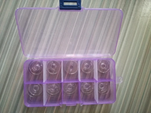 Clear Plastic Empty Bobbins For Sewing Machines