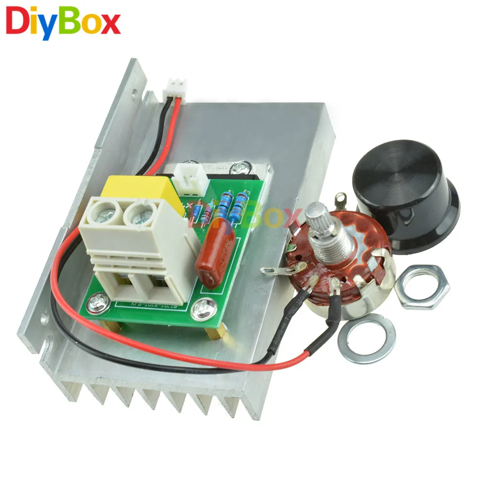 

10000W AC 220V SCR Voltage Regulator Motor Speed Controller Dimmer Thermostat CZ