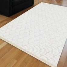 Else White Ogee Spade аутентичный этнический перисан геометрические противоскользящие килим моющиеся декоративные простые краски тканный ковер