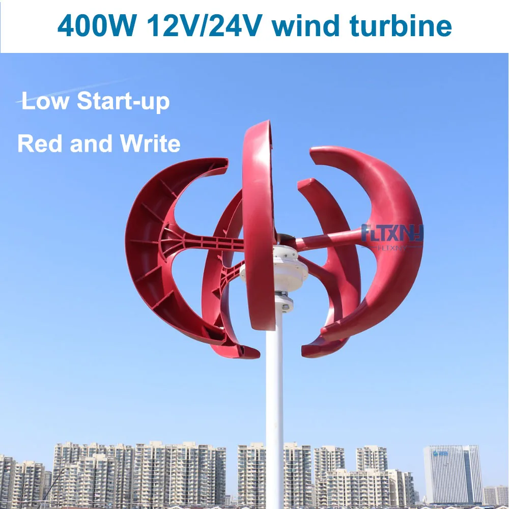 FLYT 200W Vertical Axis Wind Turbine Generator VAWT 200W 12/24V Light and Portable Wind Generator Strong and Quiet FLYT 200W Vertical Axis Wind Turbine Generator VAWT 200W 12/24V Light and Portable Wind Generator Strong and Quiet