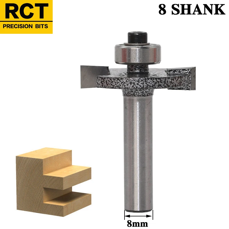 

1/4" Height X 3/8" Depth Slot Cutter Router Bit - 8" Shank