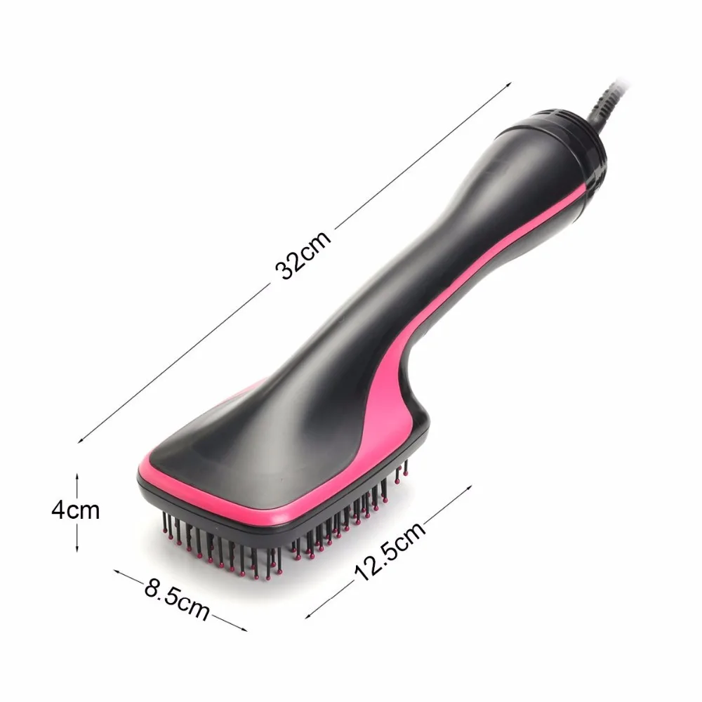 Одношаговая щетка для волос фен и объемный керамический электрический Фен щетка для укладки отрицательных ионов Горячая расческа-выпрямитель для волос