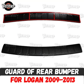 

Guard of rear bumper for Renault Logan 2009-2013 ABS plastic accessories protective plate of scratches car styling tuning