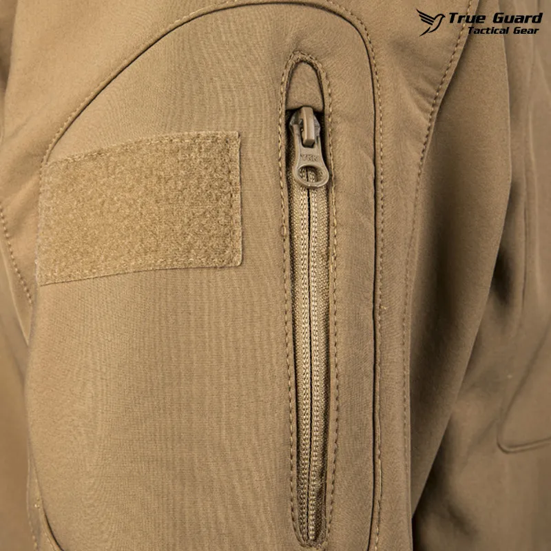 TrueGuard Police Softshell Jacket TGJO-040 Coyote-8