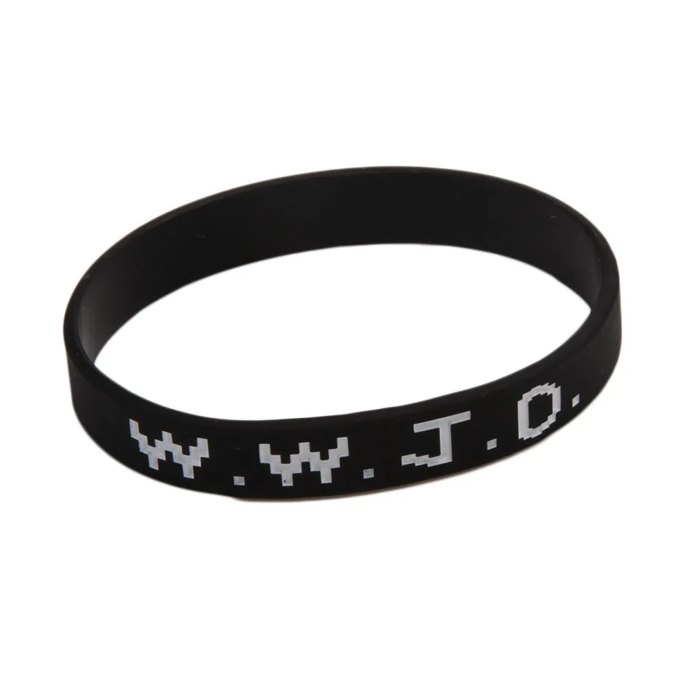 Buy Charming New Fashion "WWJD"Silicone Bracelets for