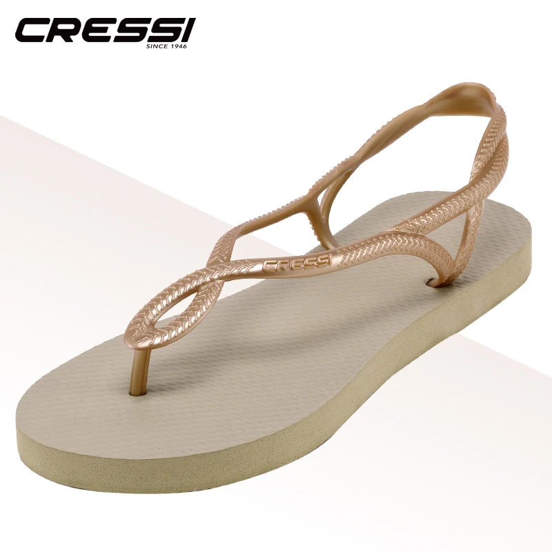 Cressi Marbella/женские пляжные сандалии; Вьетнамки; модные повседневные пляжные сандалии на плоской подошве для отдыха