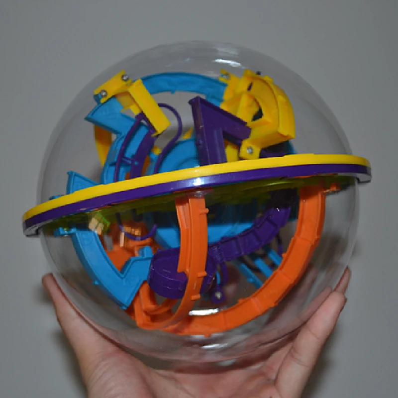 158steps 3D magical intellect maze ball IQ balance logic skill perplexus magnetic toy training tool smart challenge game balance