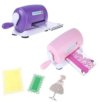 

DIY Dies Embossing Machine Scrapbooking Cutter Dies Machine Paper Card Making Craft Tool Die-Cut Green White Pink Purple Blue