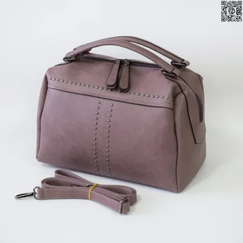 

POSSESS BRAND, woman soft bag with rivet