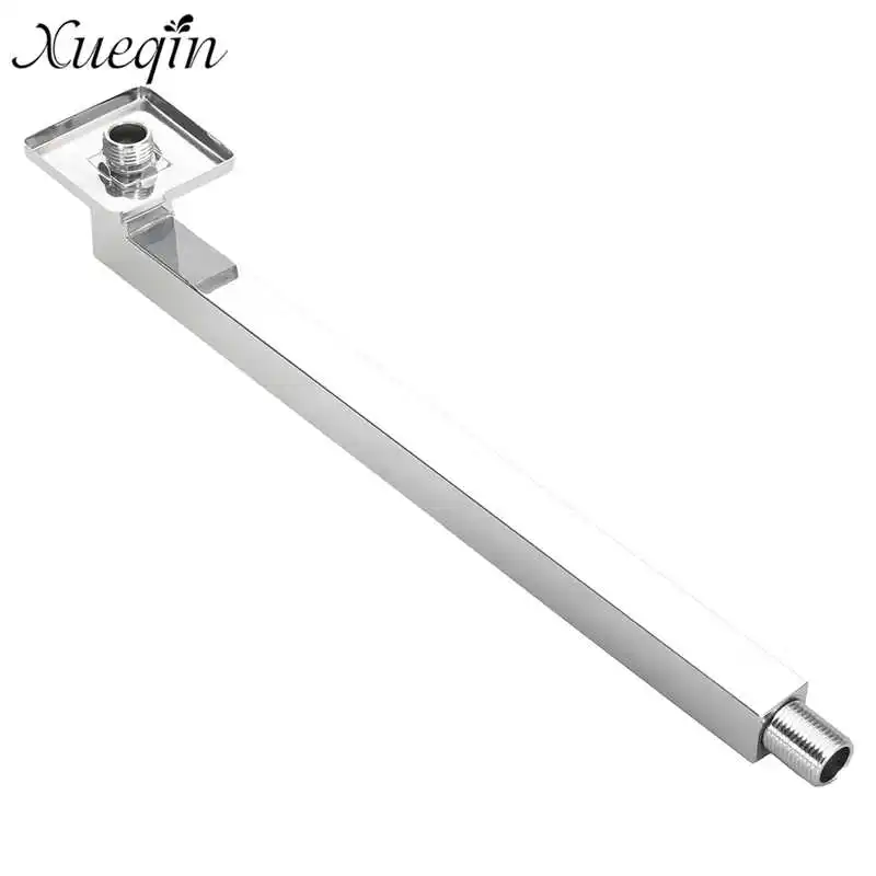 

Xueqin 39.5cm Wall Mounted Square Copper Shower Extension Arm For Rainfall Shower Head Shower Arms Bathroom Tools Accessories