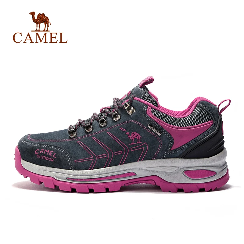CAMEL Men Women Outdoor Hiking Shoes Anti skid Shock Breathable Male Female Camping Trekking Hiking Sneakers