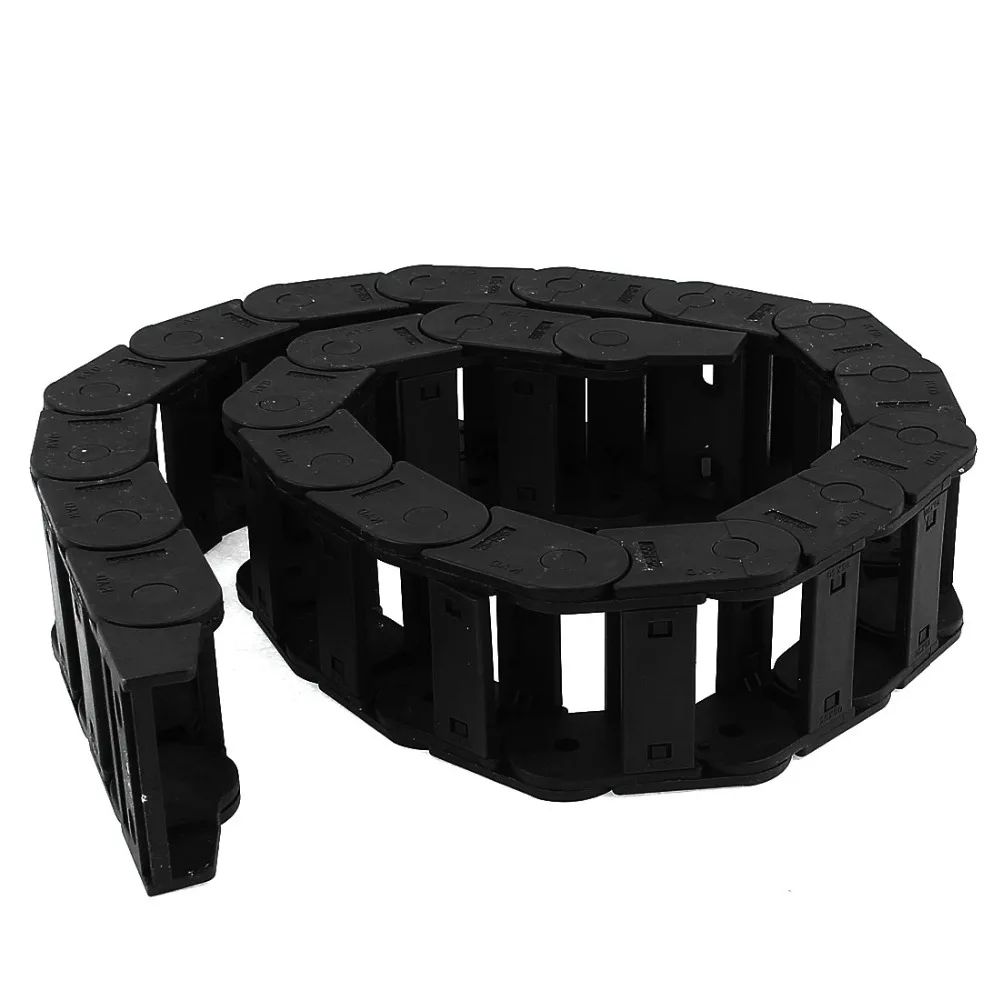 

UXCELL Cable Drag Chain Wire Carrier 25mm x 50mm R55 1.0M Length For CNC Machine Tools Transmission Chains Power Parts