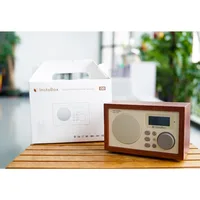 Wooden Multi-Functional FM Radio Bluetooth Speaker Alarm Clock MP3 Player Support Micro SD TF Card USB Remote Control