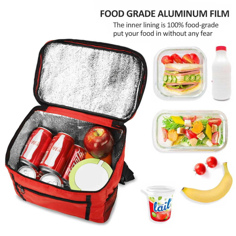 Outdoor Picnic Bag Cooler Bag Oxford Cloth Picnic Bags Aluminum Foil