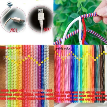 

Wholesale Cute Wrap Cable Wire Protector 50cm Tidy Earphone Winder Organizer Holder for USB MP3 MP4 5000pcs/lot