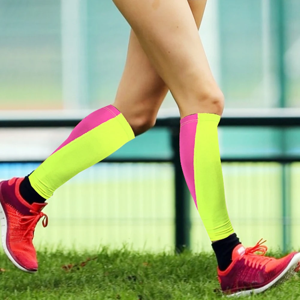 1 Pc Calf Brace Support Compression Breathable Running Bicycle Sports