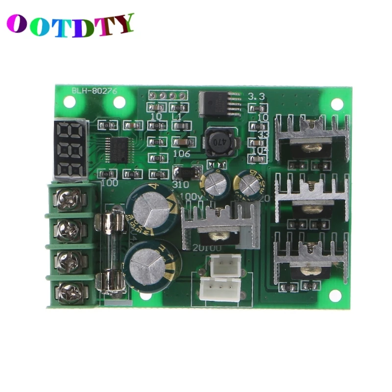 

OOTDTY PWM DC Motor Speed Controller 30A Digital Display 0~100% Adjustable Drive Module