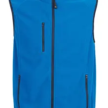 Королевский синий микрофлисовый жилет с несколькими карманами