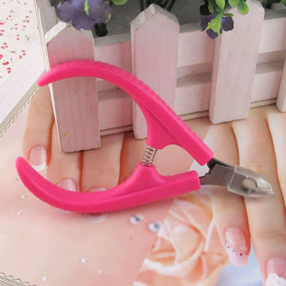 

High Quality Color Random Stainless Steel Toe Finger Cuticle Nipper Clipper Trimmer Cutter Plier Scissors Nail Manicure Tool New