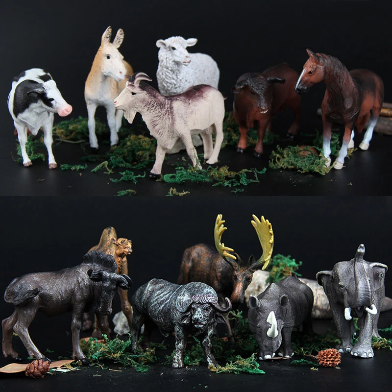 plastic toy donkey